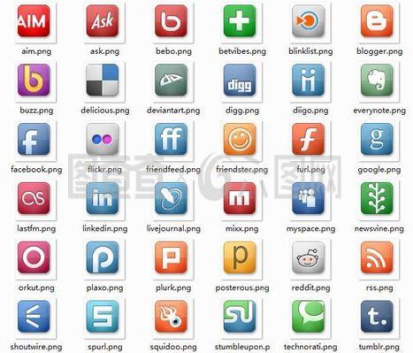 簡(jiǎn)約風(fēng)格正方形手機(jī)軟件圖標(biāo)